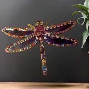 Colorful Dragonfly Wall Decor